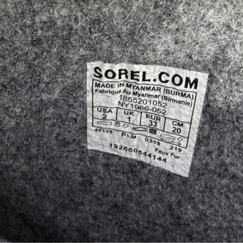 Sorel Grey Joan Of Artic Winter Boots